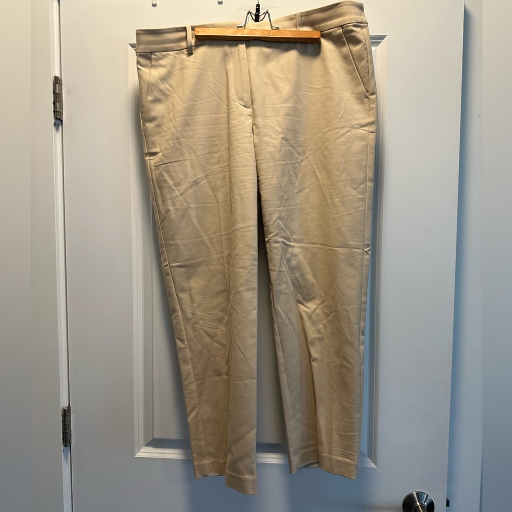 Loft Ankle length Beige Tailored Pants